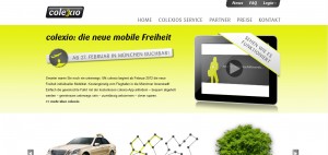 Carsharing mit Taxis: der Dienst Colexio startet am Münchner Flughafen.