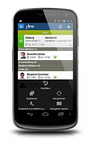 Mobilität mit mehr Nachhaltigkeit: die Android-App flinc ermöglicht das Finden und Anbieten von Mitfahrgelegenheiten.