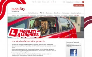 Der Schweizer Anbieter Mobility bietet ab sofort auch Carsharing für Fahrschüler. Zu besonderen Konditionen.
