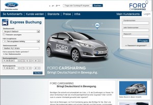 Neues Buchungsplattform für das Carsharing: der Automobilhersteller Ford betritt ein neues Geschäftsfeld. 