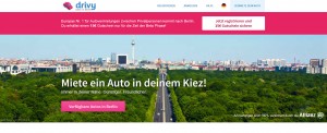 Carsharing in Berlin geht neuerdings auch mit dem französischen Anbieter drivy.